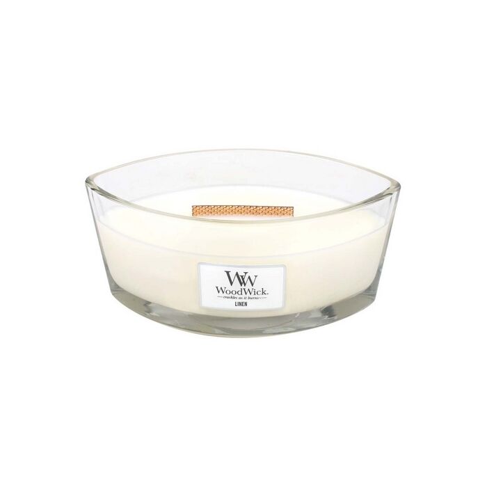 WoodWick® HearthWick Candle - Linen-2